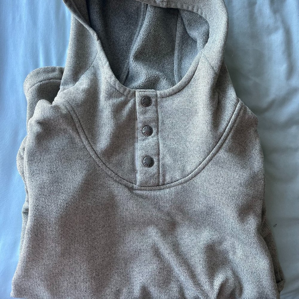 North Face Hoodie with Buttons